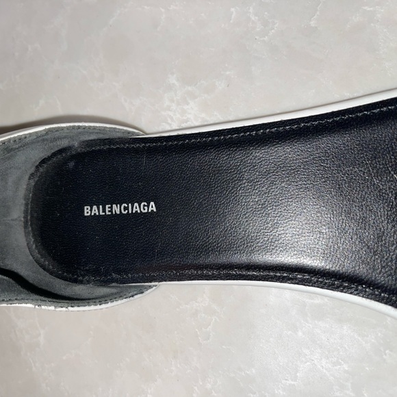 EUC Balenciaga Belt Flat Ankle Strap Sandal - Picture 6 of 10
